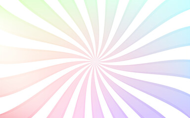 カーブのかかった集中線の背景素材