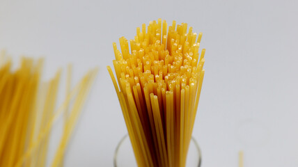 spaghetti in a glass
