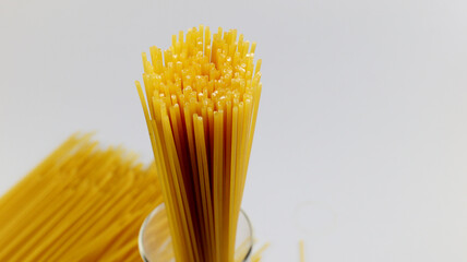 spaghetti in a glass