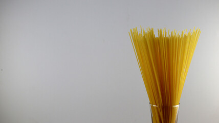spaghetti in a glass