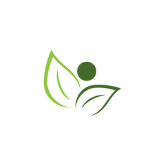 Leaf  ecology Logo Template vector