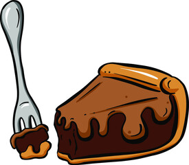 Sweet Pie Fairy Cup Cake Cartoon Vector Fun Design