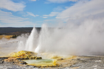 Well-known geysers