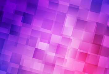 Light Purple, Pink vector backdrop with rhombus.