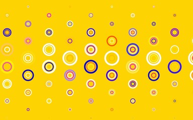 Light Blue, Red vector layout with circle shapes.