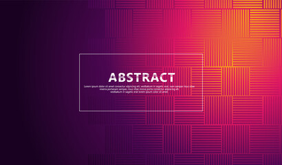 Abstract lines on rectangular shape background for element material design