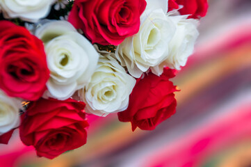 bouquet of red roses