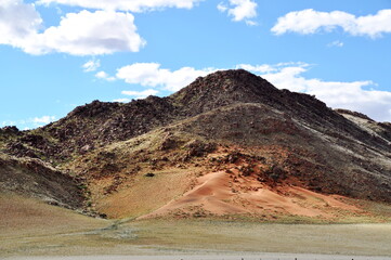 Mondlandschaft in der Wüste von Namibia