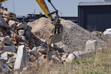 Bagger beim arbeiten!