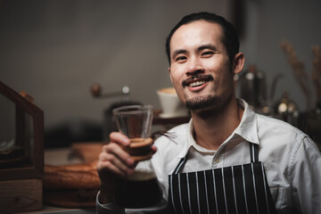 process to making coffee with coffee filter dripper kits, vintage style tools for barista brewing