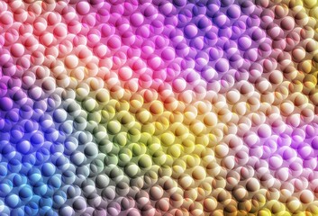 Light Multicolor vector background with spots.