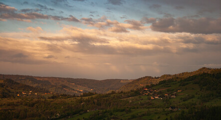 Piwniczna, Poland, early morning