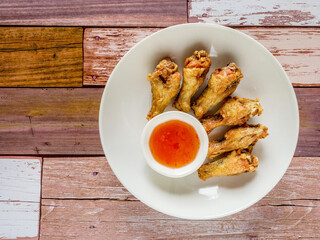 Fried chicken Thai food