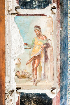 Fresco of Priapus, House of the Vettii, Pompeii