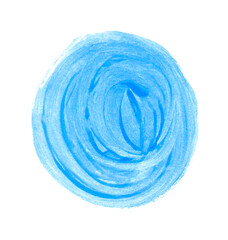 Abstract watercolor blue brush stroke background