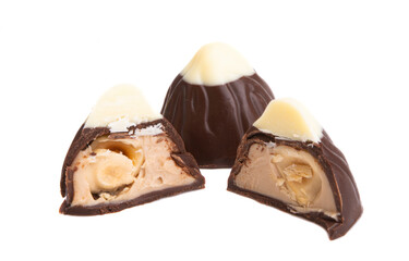 chocolate candy isolated