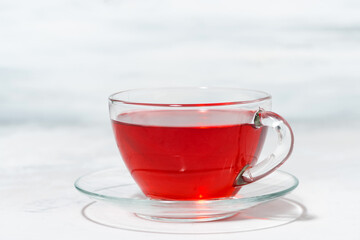 cup of fruit tea