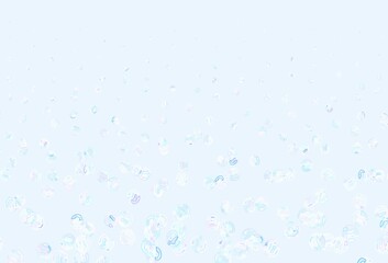 Light Multicolor vector background with spots.