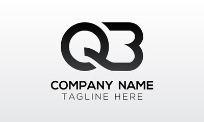 Fototapeta premium Initial letter QB logo design with creative modern business typography vector template. Creative isolated QB letter logo design