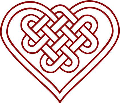 Romantic celtic heart
