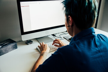 ordenador trabajo negocios