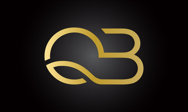 Initial letter QB logo design with creative modern business typography vector template. Creative isolated QB letter logo design