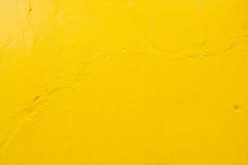 Old wall pattern texture cement yellow abstract white color design are light with gradient background.