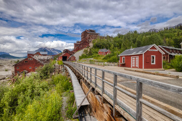 Alaska Kennicott Mine Mountains Wrangell St Elias