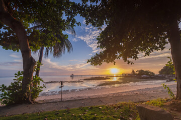 Wonderful sunset photos at batam bintan indonesia