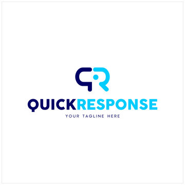 Modern Initial Q R With Letter Quick Response For Medical Company, Public Healthcare Icon Logo Design
