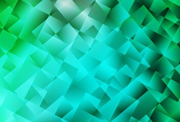 Light Green vector low poly background.