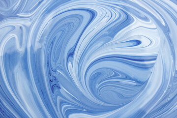 Fototapeta premium Blue marble design, color mix.