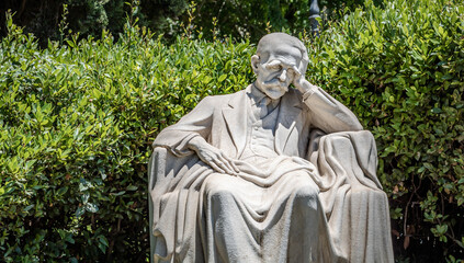 Kostis Palamas, a Greek poet who wrote the words to the Olympic Hymn