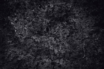 Obraz na płótnie Canvas Empty black concrete, abstract texture of concrete