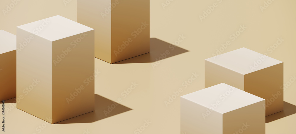 Poster minimal abstract mockup background for product presentation. beige blending gradient podium on beige