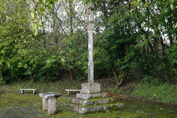 Paleo stone cross, in the municipality of Carral