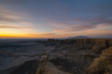 Skyline View at sunrise in Capitol Reef National Park