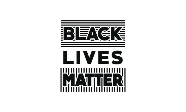Black Lives Matter Typography T-Shirt Design vector template , Black lives matter is an international human rights movement. BLM typography design