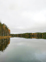 lake in autumn