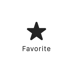 Favorite icon. Star symbol modern, simple, vector, icon for website design, mobile app, ui. Vector Illustration