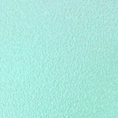 Fototapeta na wymiar Mint green foil paper texture background.
