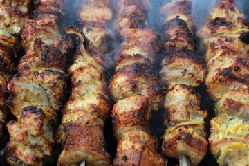 Barbecues on the grill