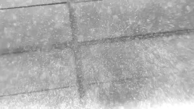 Particles on the air.
