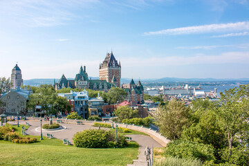 Fototapeta premium Panoramic View Québec from the Quebec Fortress Quebec City Québec Canada