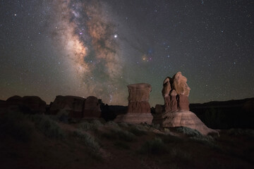 Milky Way Galaxy at Grand Staircase Escalante in Devils Garden