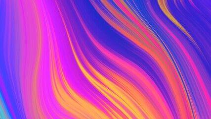 Abstract pink blue gradient wave  background. Neon light curved lines and geometric shape with colorful graphic design.