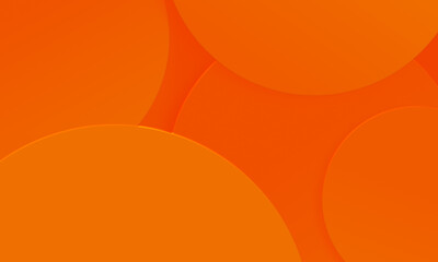 Circles orange texture background. Simple modern design use for summer holiday concept.