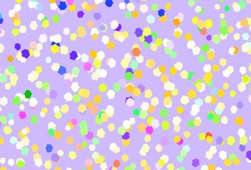 Obraz premium Light Multicolor vector background with abstract shapes.