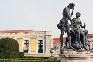 
Pormenor do jardim do Palácio Nacional de Queluz em Portugal