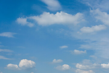 Blue sky with cloud background